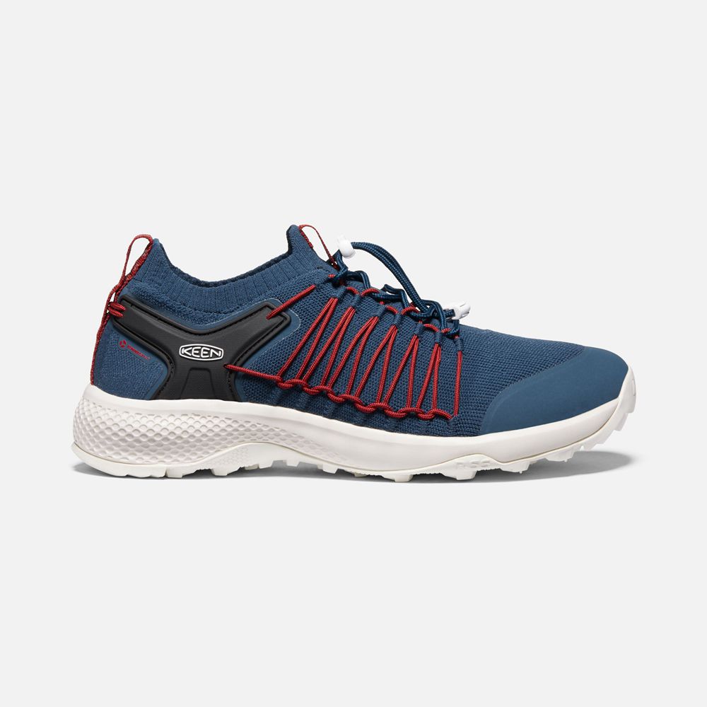 Keen Sneakers Heren Blauw/Rood - Explore Uneek - 43590-PUIV